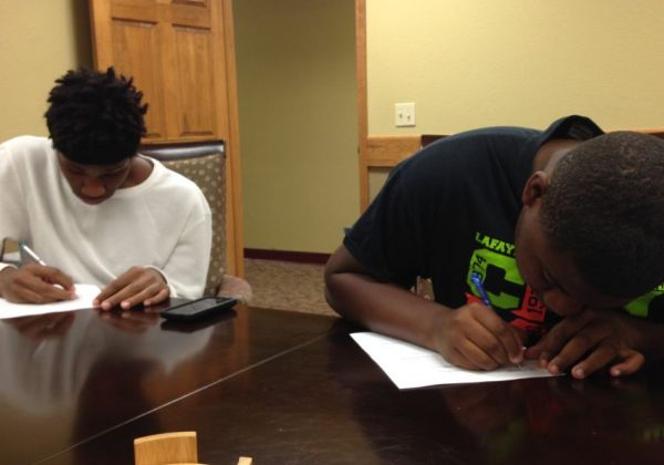 Participants in our youth pre-employment program