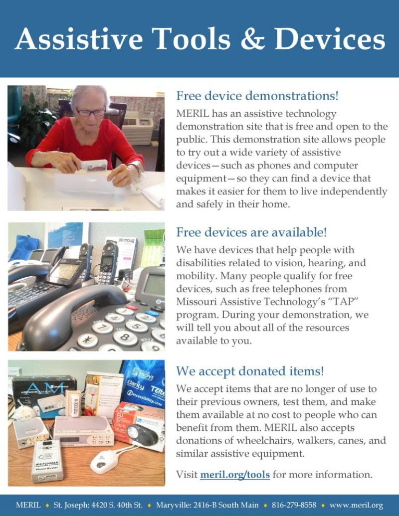 Assistive Tools & Devices Handout download